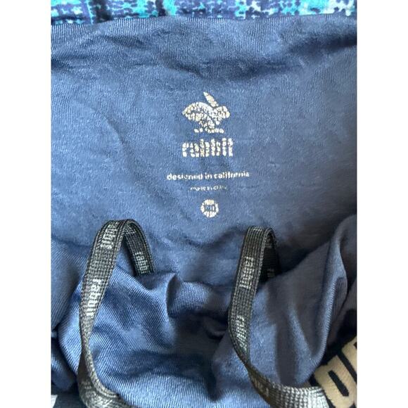 Rabbit Running California Women’s Shorts Size M Blue Lined 4.5” Inseam - Picture 3 of 7
